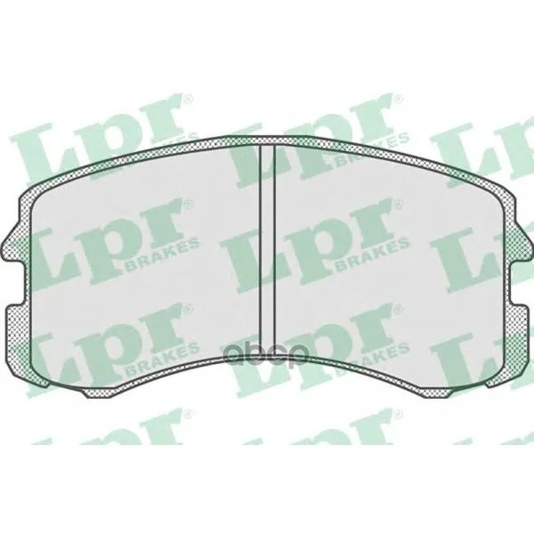 Колодки Тормозные Mitsubishi Lancer 03- Передние Lpr 05p826 Lpr арт. 05P826