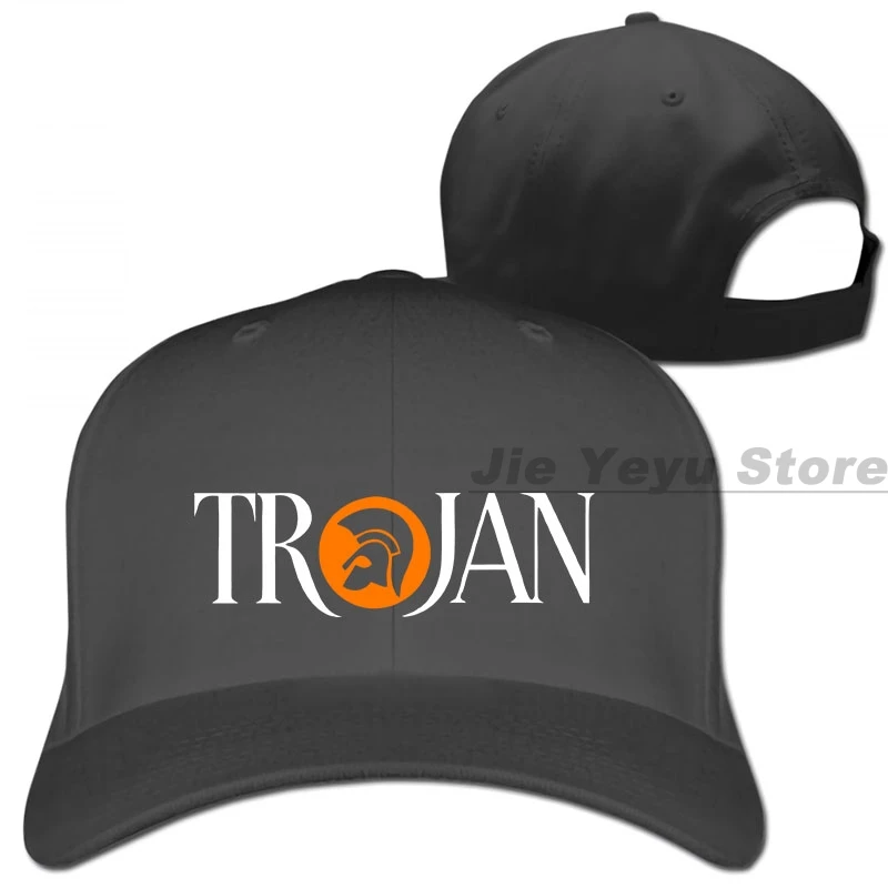 Trojan Records ска-Регги-дуб, коричневая бейсболка, мужская и женская бейсболка, модная Регулируемая Кепка - Цвет: 1-Black