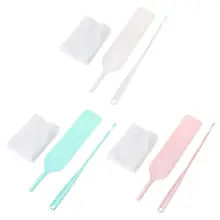 Удлиненная щетка для чистки, многофункциональная щетка для чистки пыли, мягкая Нетканая Чистящая штанга для ванной комнаты, угловая палочка для удаления пыли