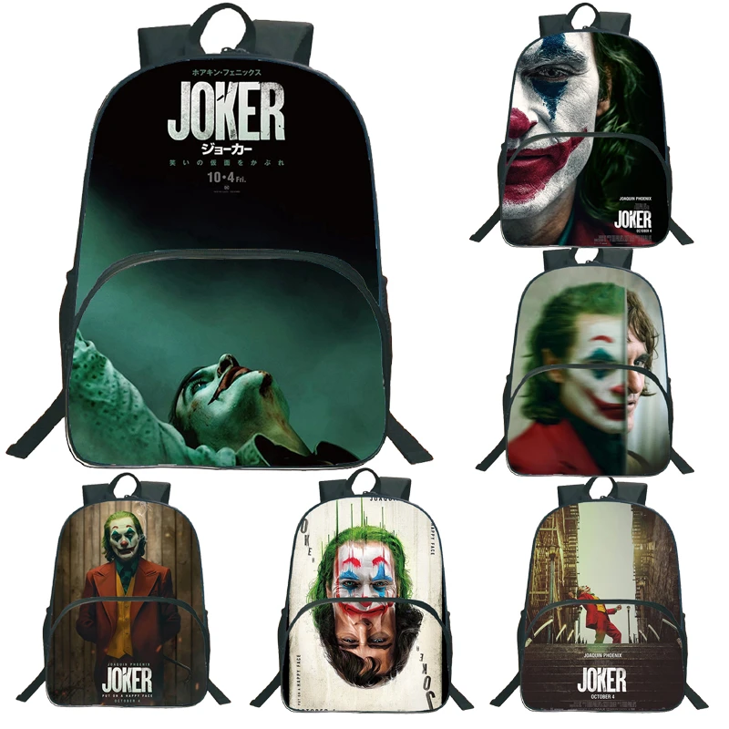 Mochila De Joker de alta calidad para niños, niñas y adolescentes de 16 pulgadas, mochila escolar con patrón colorido, bolsa de Viaje Unisex| escolares| - AliExpress