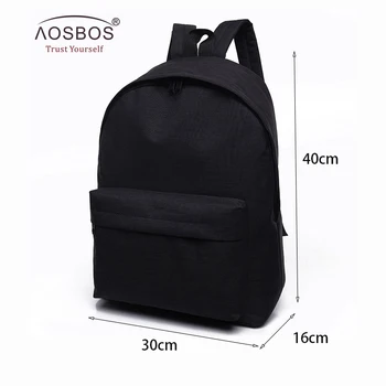 Women Men Male Canvas black Backpack College Student School Backpack Bags for Teenagers Mochila Casual Rucksack Travel Daypack 6