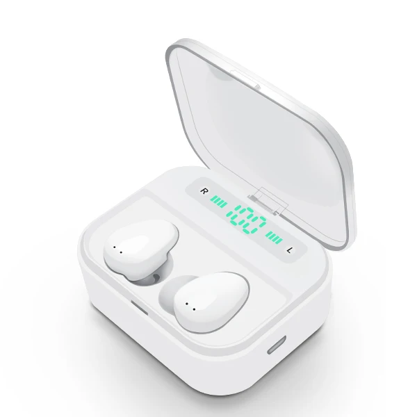 X7-White FBYEG TWS сенсорные Bluetooth наушники спортивные беспроводные наушники стерео водонепроницаемые наушники Bluetooth V5.0 наушники с шумоподавлением - Цвет: X7-White