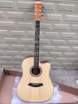 

Veneer Light Guitar 41-Inch Spruce Folk Guitar Varved Guitar Beginners Adult Level Playing Musical Instruments