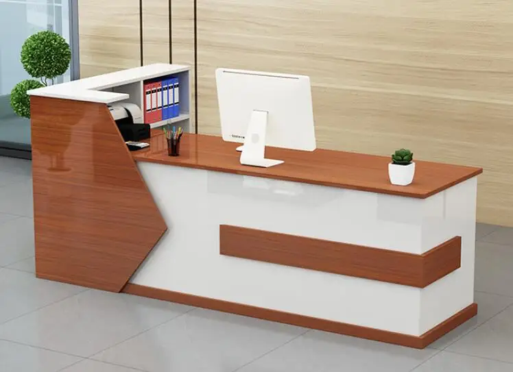Cashier Simple Modern Clothing Store Beauty Salon Corner Bar Counter Small Commercial Supermarket Reception Desk