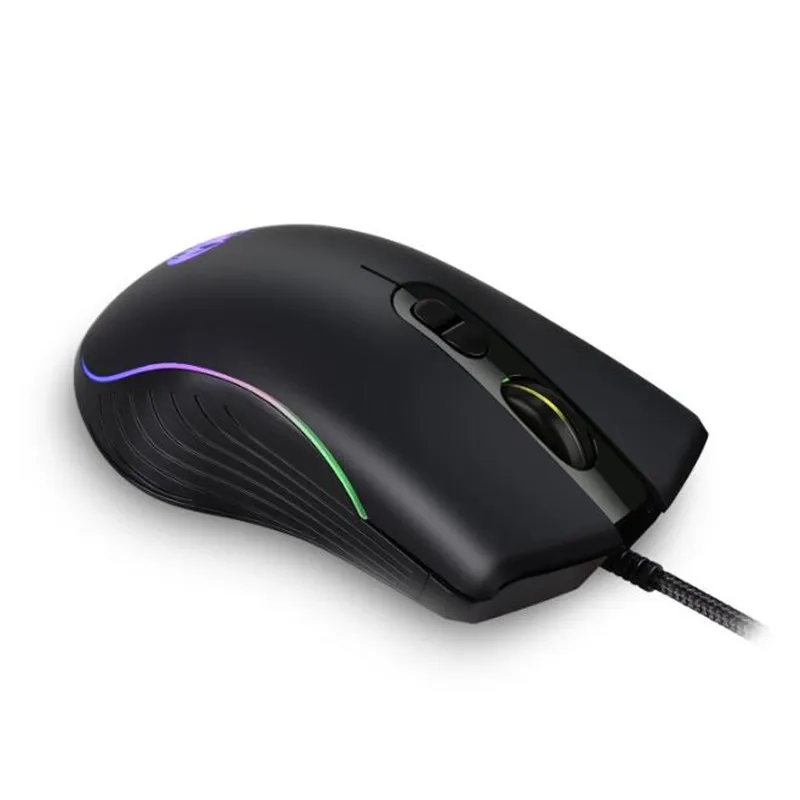 Проводная игровая мышь RGB marquee USB программируемая Макросъемка 7D 4800 dpi игровая мышь для win8 10 32 бит IOS