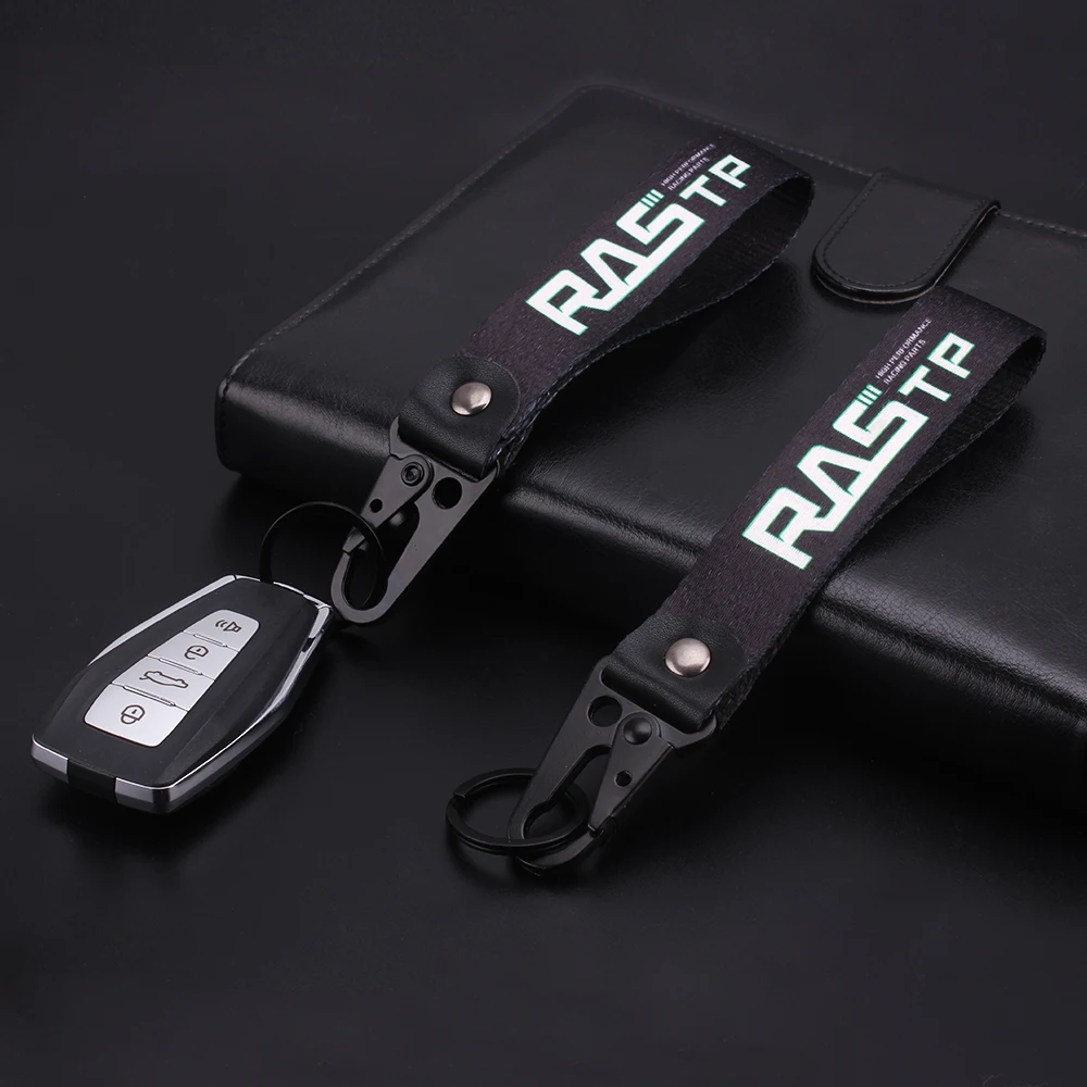 

Motorcycle Car Key Chain Rings Universal Man and Woman Keys Chains Nylon Weave Automobiles Goods Accessories Gifts RS-KC001-TP