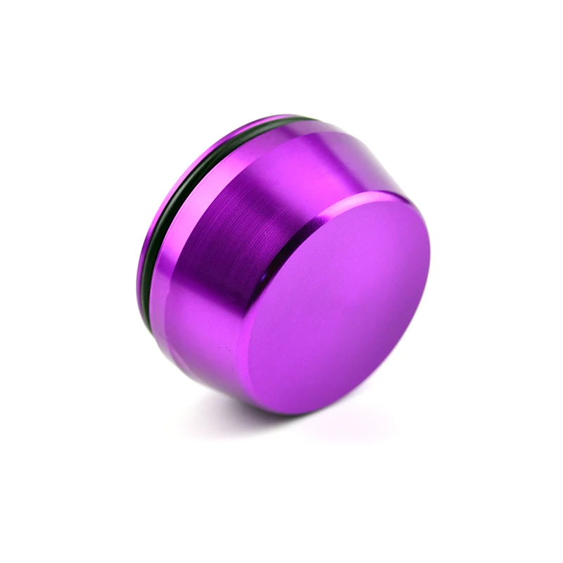 Разные цвета пользовательский металлический колпачок ступицы из сплава толкающая заготовка Центральная крышка колеса для Автомобильный обод - Цвет: Фиолетовый
