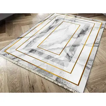 

Slip-resistant Outsole Digital Print Velvet Carpet Shape 80x150 cm