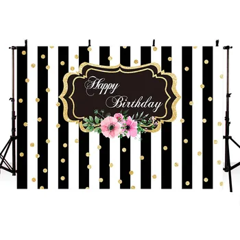 

TAIBO Vinyl Background Photography Happy Birthday Background Birthday Party Photo Studio Backdrop Photocall