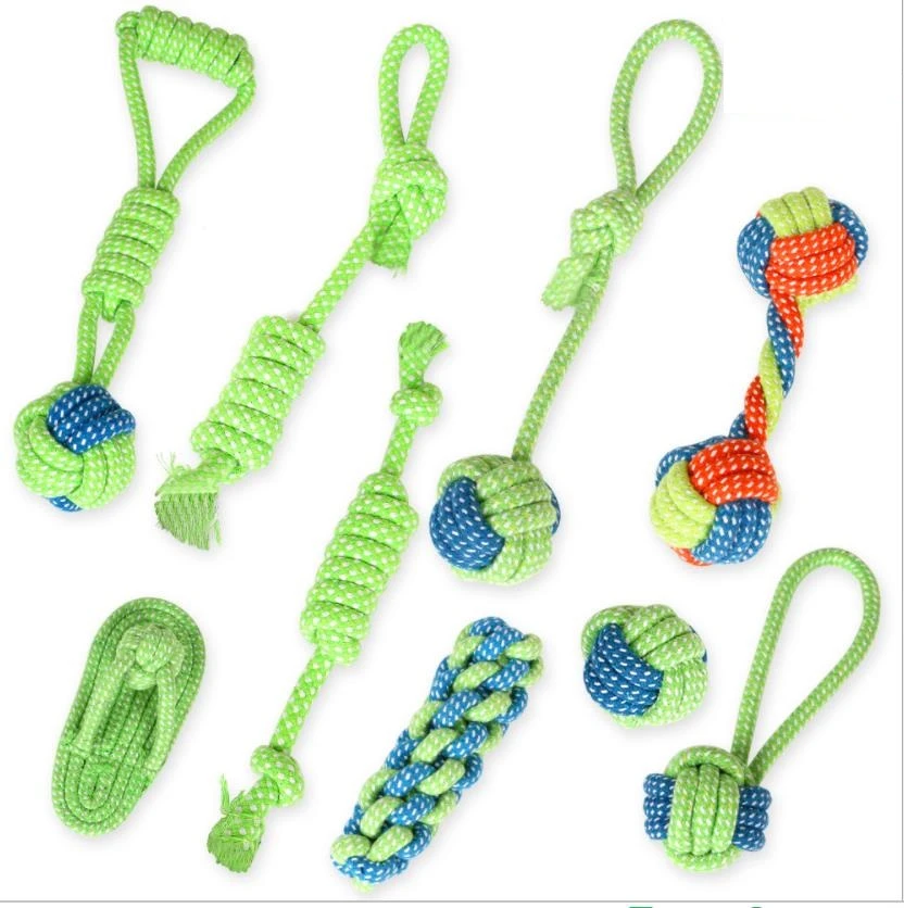 Pet Soft Toys Dog Chew Toys Cotton Dog Rope Toys Durable Cotton Chew