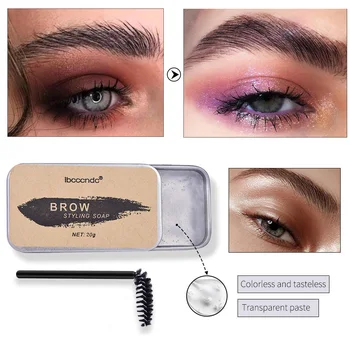 

Wholesale 3D Feathery Brow Styling Soap Lamination Setting Gel Waterproof Long Lasting Brows Tint Eyebrow Gel Pomade Kit Droship