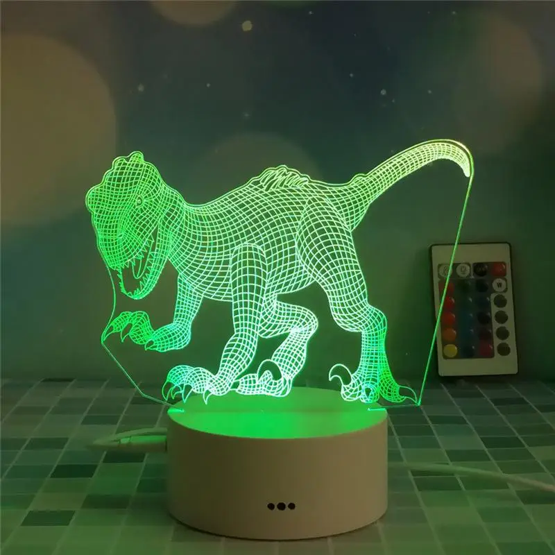 3d настольные лампы для гостиной, прекрасные 7 цветов, 3D лампы, рождественские украшения, подарок для детской комнаты, огни - Цвет абажура: 7 color change