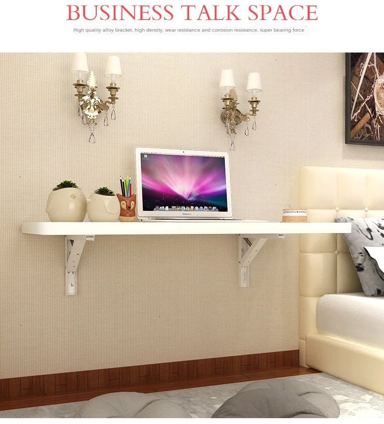 Description Picture 3 of item35% Household Simple Wall Table Folding Dining Tables Hanging Computer Desk