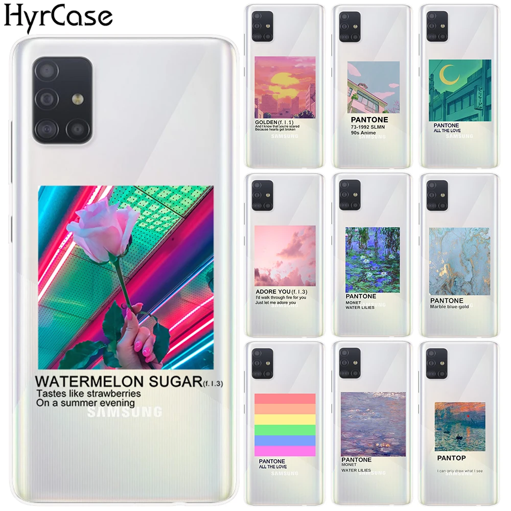 Чехол из силикона для Samsung Galaxy A51 A71 A01 A10 A20 A30 A40 A50 A60 A7 A6 A8 Plus A9 2018|Бамперы| |