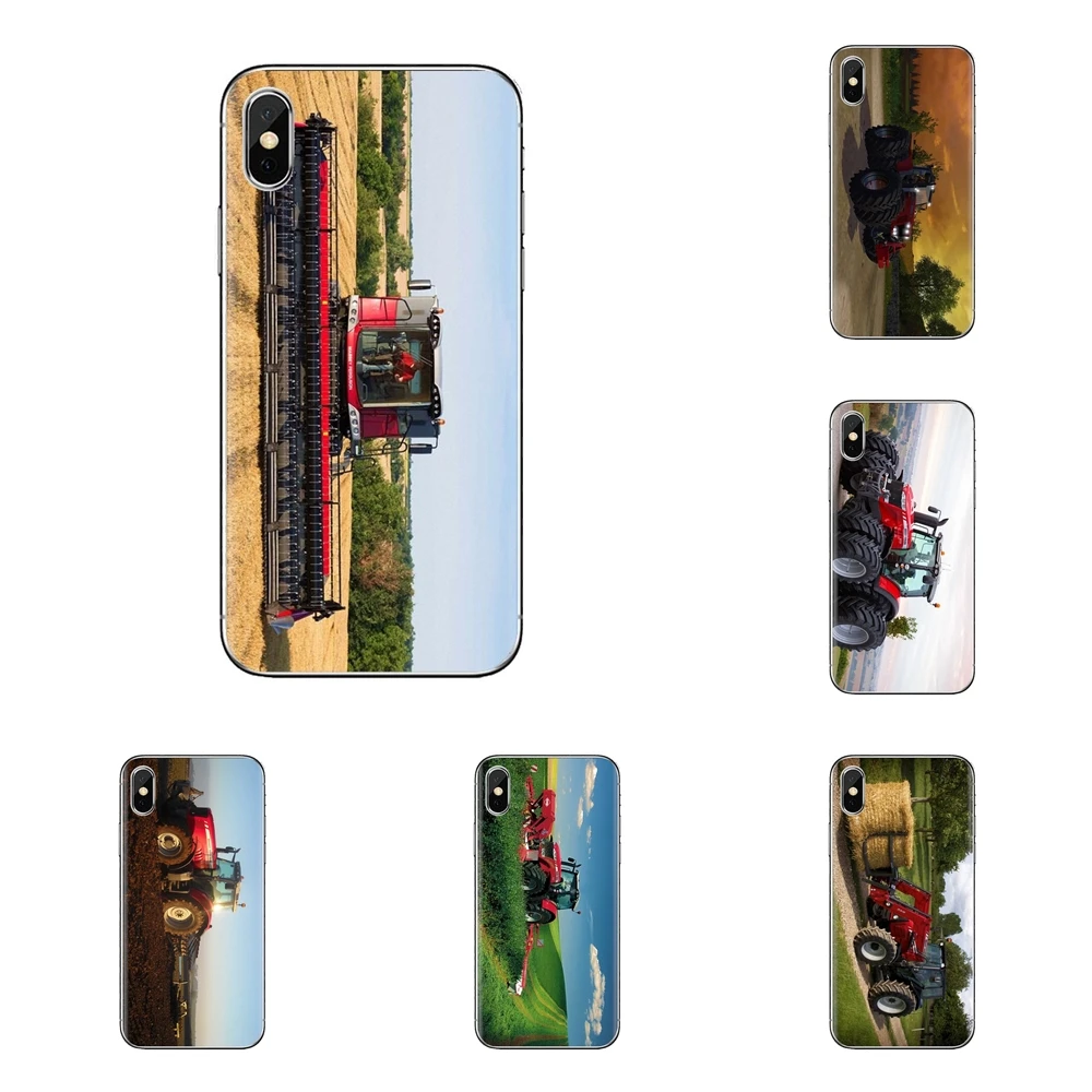 Трактор Massey Ferguson для автомобиля Xiao mi 6 A1 Max x 2 5X 6X Red Note 5 5A 4X 4A A4 4 3 Plus Pro мягкий