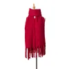 Wine Red Scarf