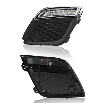 

ECAHAYAKU 2PCS ABS LED Daytime Running Light DRL Daylight Front Fog Light with Dimming Function for Volvo XC60 2011 2012 2013