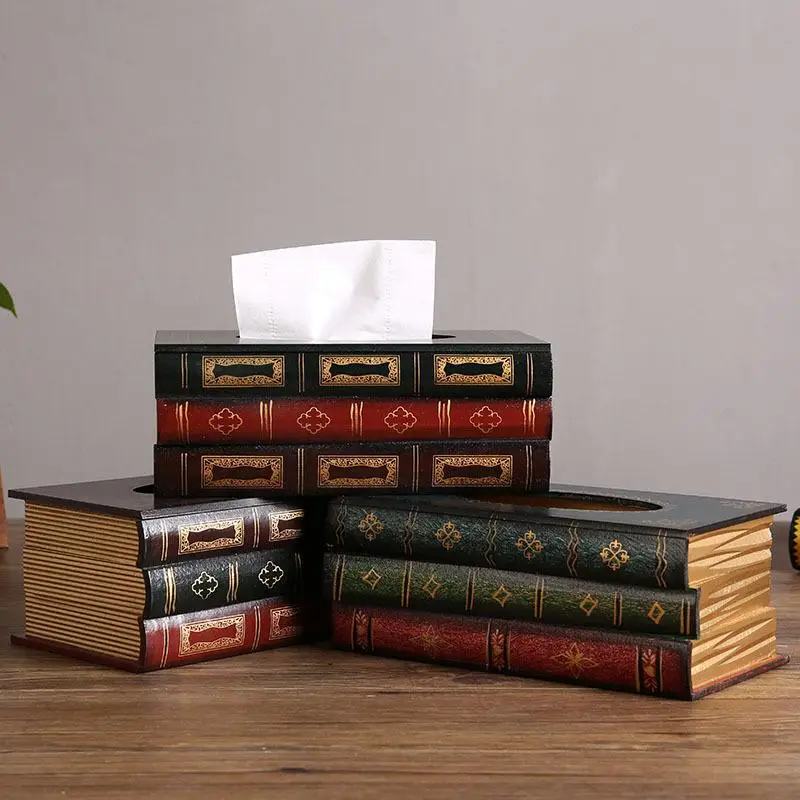 

Retro Napkin Holder Plastic Tissue Box Paper Container Case Home Kitchen Tissue Holder Case Paper Container Storage Organizer