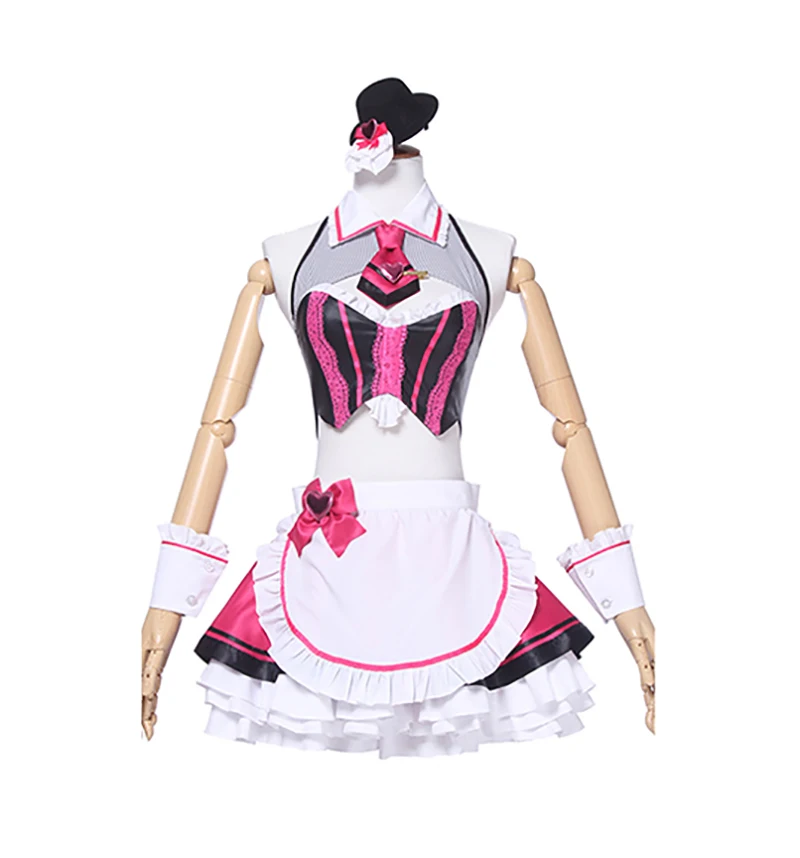 

Fate Grand Order Cosplay Costume Women Chocolate Maid Outfits Halloween Uniform