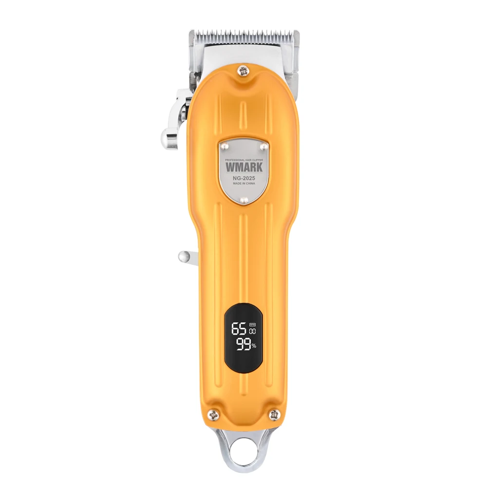 2021 New WMARK NG2025B All-Metal Corded or Cordless Use Hair Clipper With LCD Display 6500 RPM  Hair Trimmer 9CR18 Blade 2500mAh