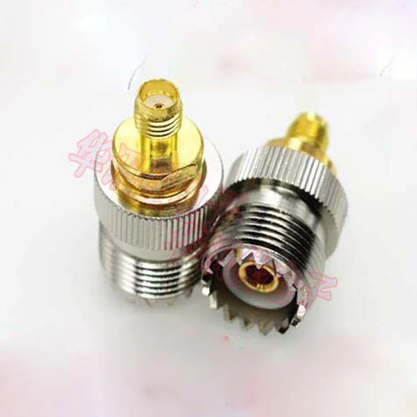 

5PCS/Lot UHF Female Jack To SMA Female Plug Connector SL16 To SMA-K RF Coaxial Adapter