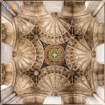 

Yeele Landscape European Style Church Interior Roof hotography Backdrops Personalized Photographic Backgrounds For Photo Studio