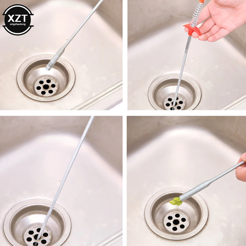 90CM Multifunction Cleaning Claw Hair Catcher Kitchen Sink Cleaning Tool Hair Clog Remover Grabber Shower Drains Bath Basin shower drain catcher hair drain catcher hair drain filter floor drain hair catcher drain hair catcher floor drain hair filter