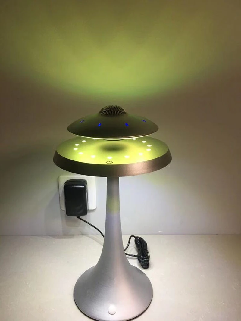 DJYG UFO Magnetic levitation bluetooth stereo Wireless charging ufo life Wireless bluetooth speakers Fashion lamp