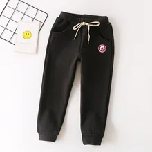 Г. Новые стильные детские штаны хлопковые плотные штаны в Корейском стиле с карманами и завязками