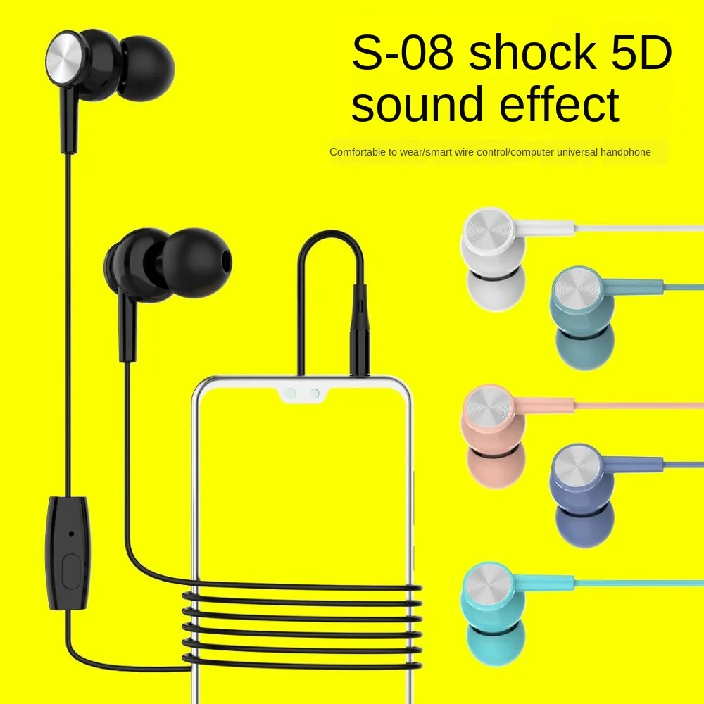 

1.2M Remote Control Original Earphone Stereo Earbuds for Samsung iphone for Xiaomi Huawei OPPO VIVO Wired Sports Music Headset