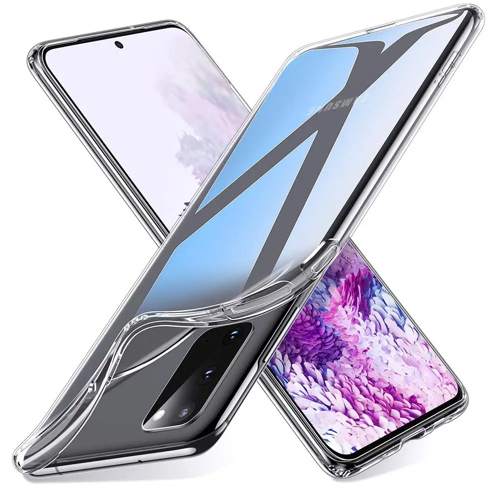 Capa completa para samsung galaxy s20 s21 plus ultra fe silicone telefone volta funda macio tpu samsungs20 s20plus s20ultra s20fe 5g