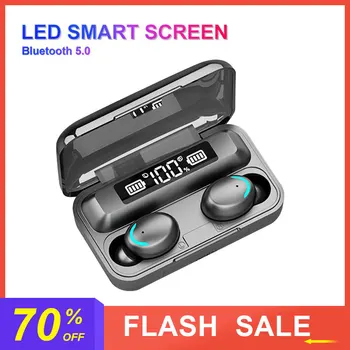 

Wireless Earphones Headphones Bluetooth 5.0 F9-5 TWS HIFI In-ear Touch Waterproof Sports Running Headset Earbud Headset With Mic