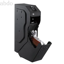 Pistolet de sécurité en acier de haute qualité, sécurité à empreintes digitales, biométrique à empreintes digitales et serrure à clé de rechange 