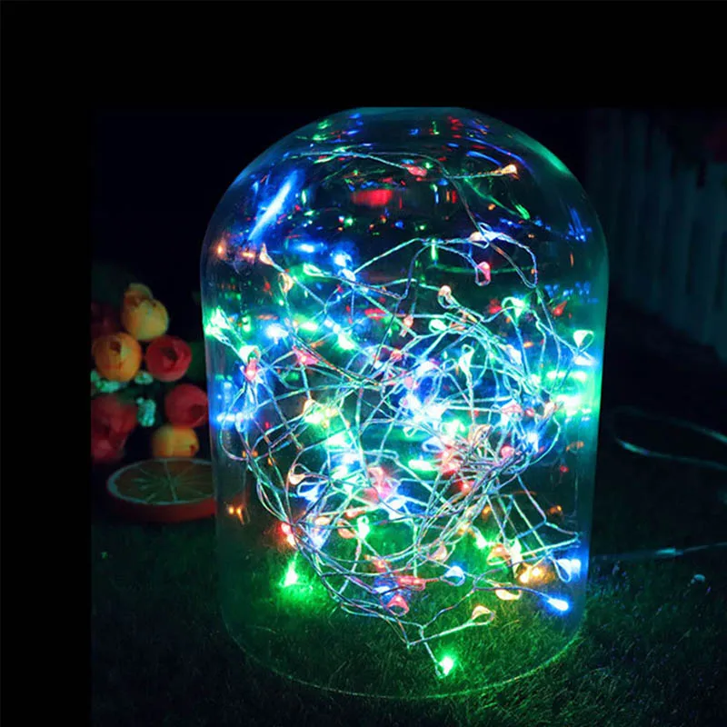 LED Firecracker String Light 2M 200 Bulbs Remote Control 8 Model Fairy Lights Christmas New Year Wedding Party Decoration Lamp (27)
