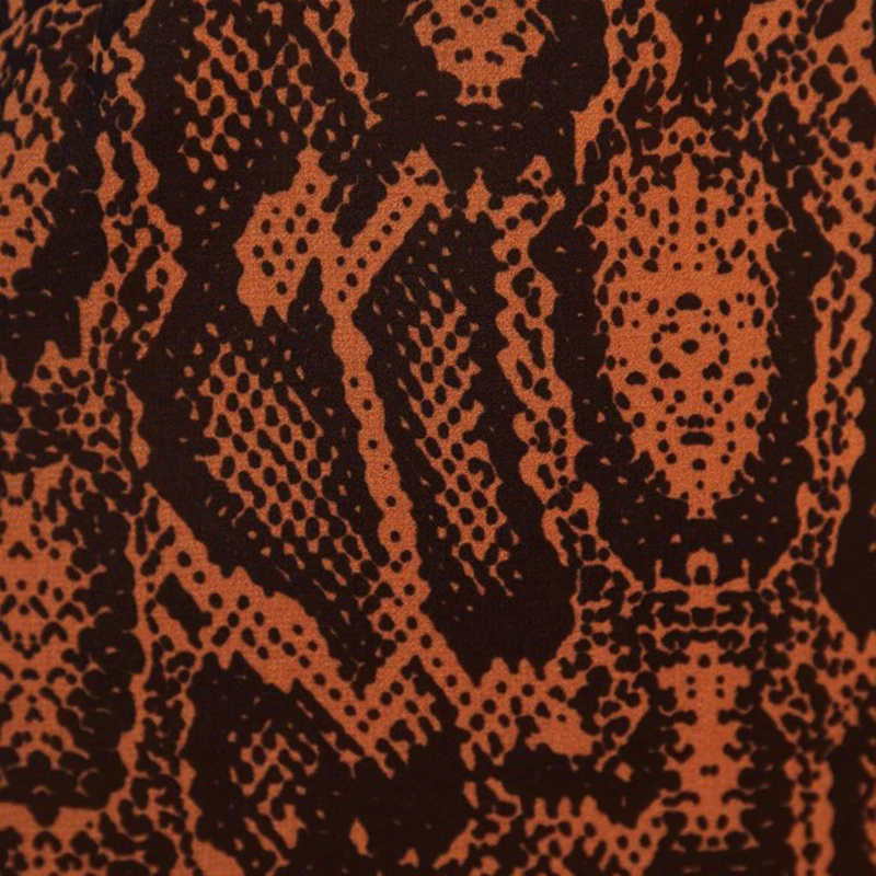 TWOTWINSTYLE принт хит цвет женские костюмы V образным вырезом с длинным рукавом туника рубашка Высокая талия сбоку Сплит юбка сексуальный комплект из двух частей женский