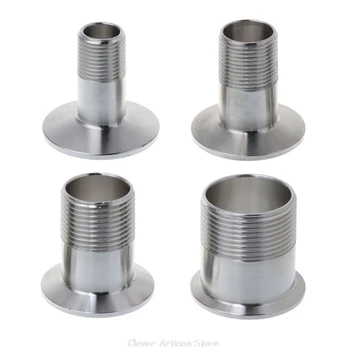 

Stainless Steel Sanitary Male Threaded Ferrule Pipe Fitting Tri clamp Adapter Au 20 20 Dropship