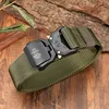 2022 New Tactical belt Military high quality Nylon men's training belt metal multifunctional buckle outdoor sports hook new ► Photo 2/6