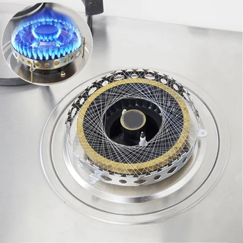 

Stove Windproof Net Stainless Steel Gas Cooker Stove Torch Net Windproof Energy Saving Round Cover Mesh Case Kitchen Accessories