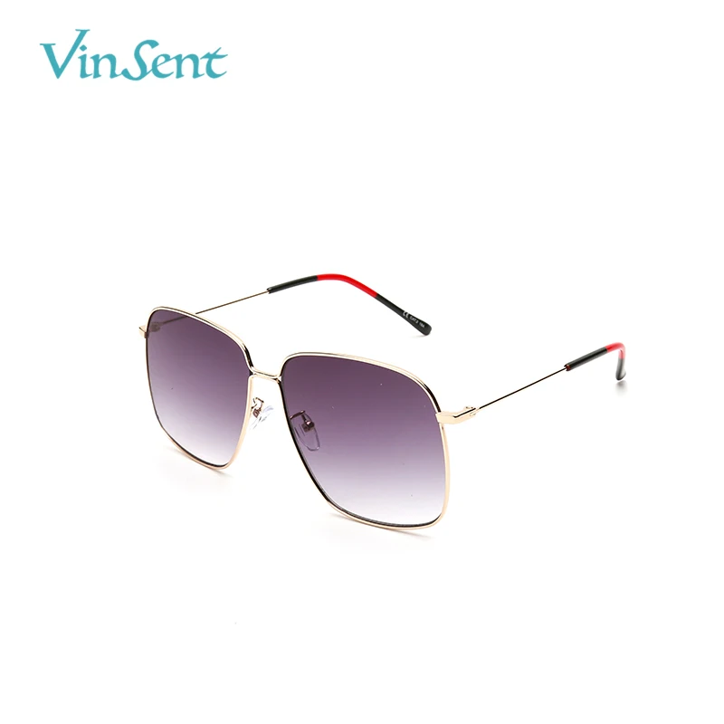 

VinSent Fashion Square Sunglasses Women Retro Gradient Driving Sun Glasses Shades Female Luxury Designer UV400 Men Sunglasses