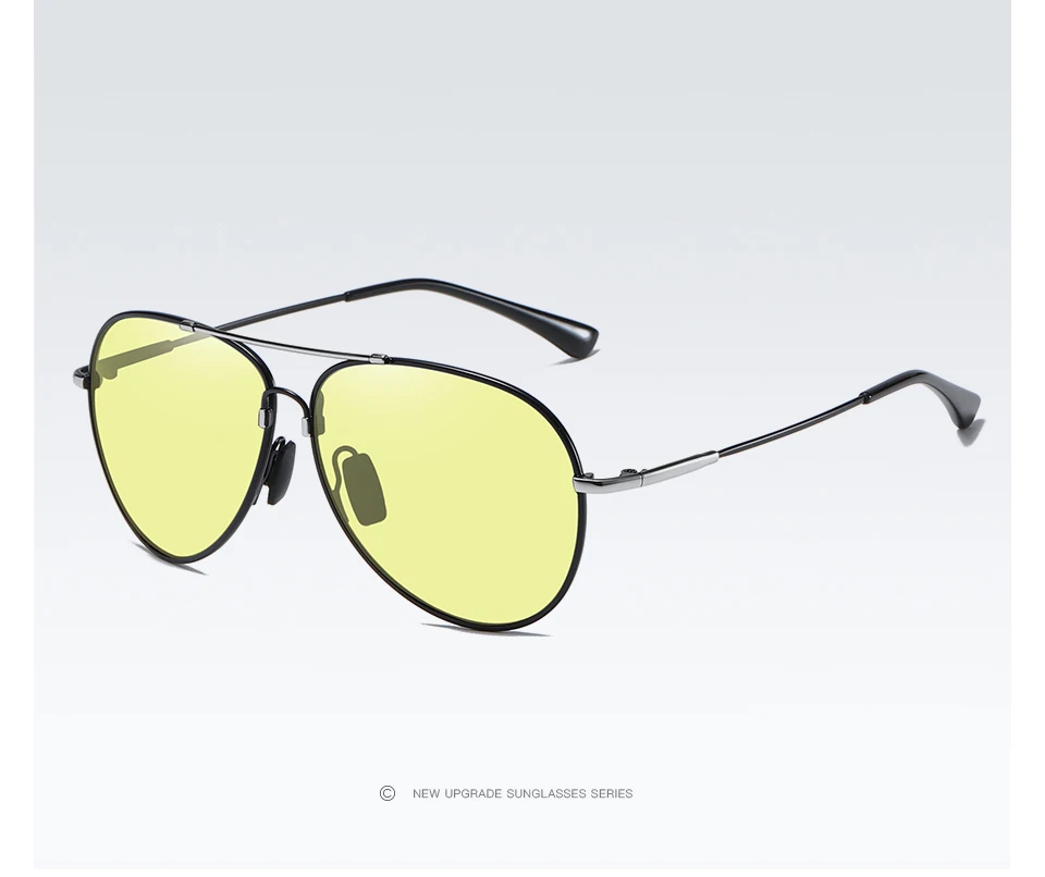 Mode Luftfahrt Ultra-licht Speicher Metall Sonnenbrille Männer Polarisierte Photochrome Brillen Tag Nacht Vision Gläser Frauen zonnebril – Detail 16