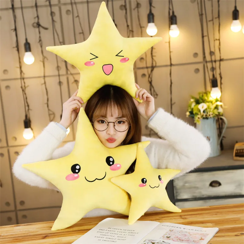 

Creative Five-pointed Star Plush Toys Pillow Classroom Festival Decorations Children Birthday Scene Decorative Props