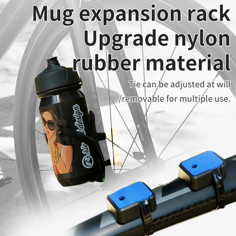 LILIOO Bicycle Bottle Cage Fixed Seat MTB Road Bike Seatpost Handlebar Bottle Bracket Adjustable Holder Conversion Mount Adapter bicycle water bottle cage bicycle bottle holder water bottle holder