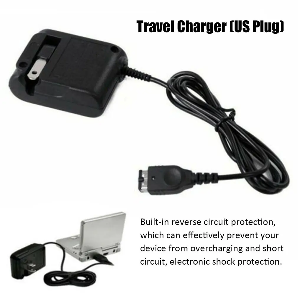 Для GameBoy EU/US Plug AC адаптер питания кабель питания для nintendo для GameBoy advance GBA SP консоль настенное зарядное устройство