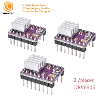 

SIMAX3D Printer Parts StepStick DRV8825 Stepper Motor Driver Ramps 1.4 Reprap 4 PCB Module Replace with Heatsink 3D Printer Kit
