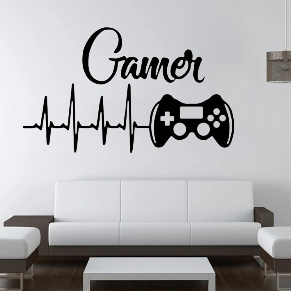 Kids Room Gamer Stickers Wall Decoration  Wall Stickers Decoration Boys -  Wall - Aliexpress