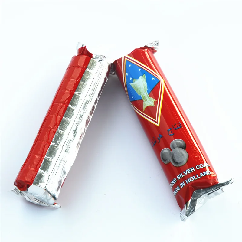 Чаша для кальяна 10 шт./2 рулона древесный уголь с ароматом лимона 48 шт./кор.