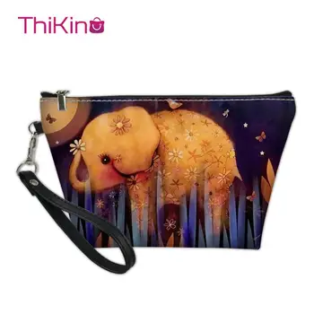 

Thikin Animals Design Makeup Bags for Women Girls Cosmetic Bag Women Travel Handbag Makeup Case Girls Pouch Rock Storage Purse