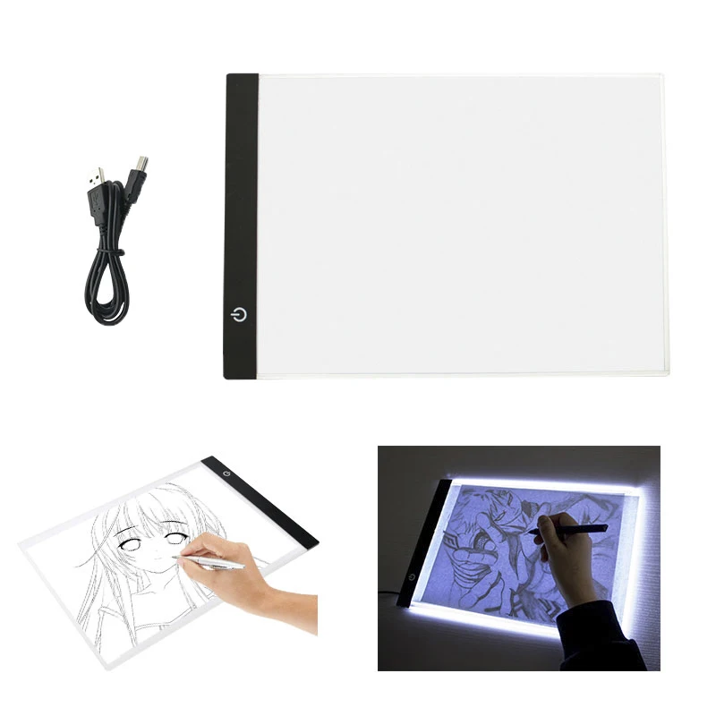 3 уровня Dimmable рисунок копировальная площадка доска A5 Размеры картина развивающие
