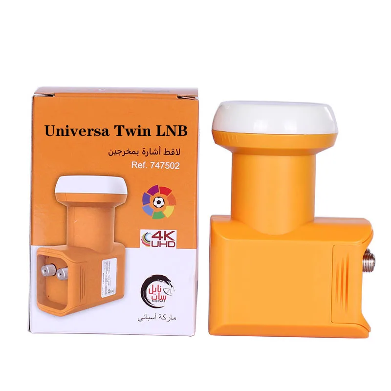 10PCS Universal Ku Band LNB for Satellite TV Receiver Twin LNB Dish TV satellite lnb