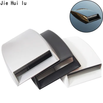 

3 Color Universal Car-Styling Turbo Bonnet Vent Cover Hood Air Flow Intake Vent Cover Decorative Sticker Exterior Decor